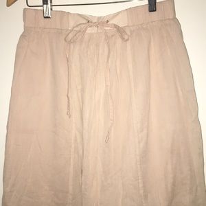 J Crew Tie Front Maxi Skirt